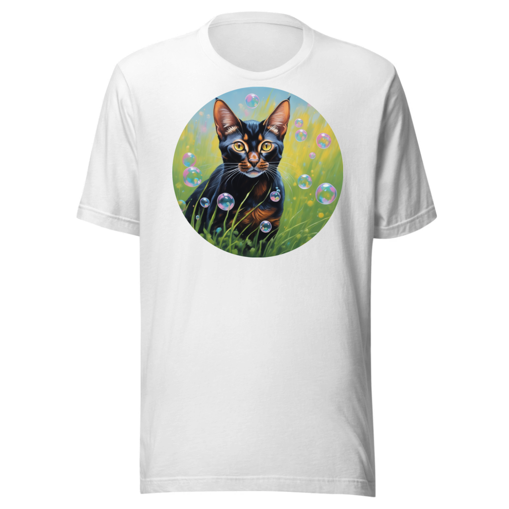 PugMug Custom Black Abyssinian Cat T-Shirt