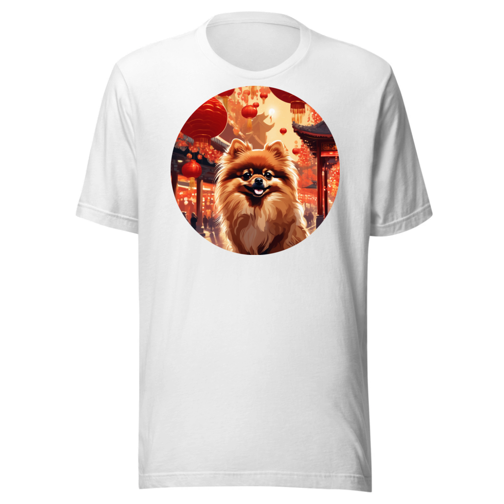 PugMug Custom Tan Pomeranian T-Shirt