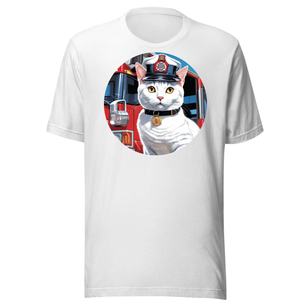 PugMug Custom White American Shorthair Cat T-Shirt