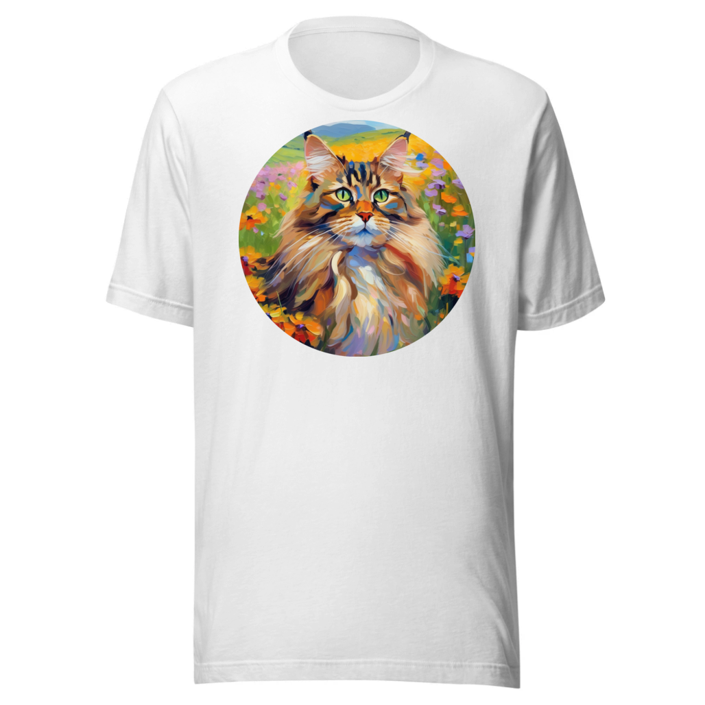 PugMug Custom Tabby Maine Coon Cat T-Shirt
