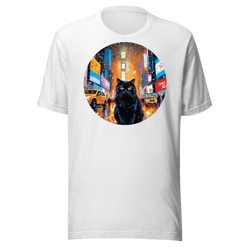 PugMug Custom Black Persian Cat T-Shirt