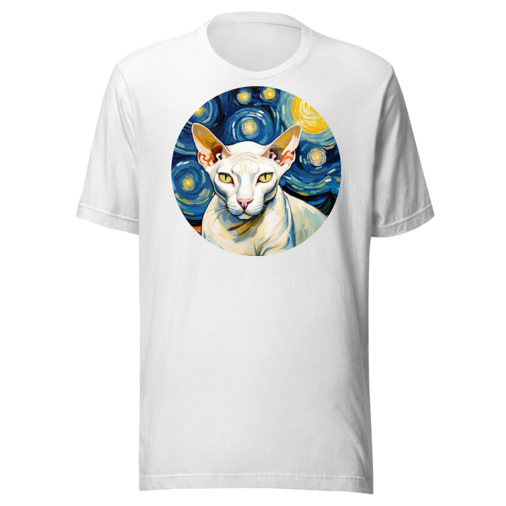 PugMug Custom White Sphynx Cat T-Shirt