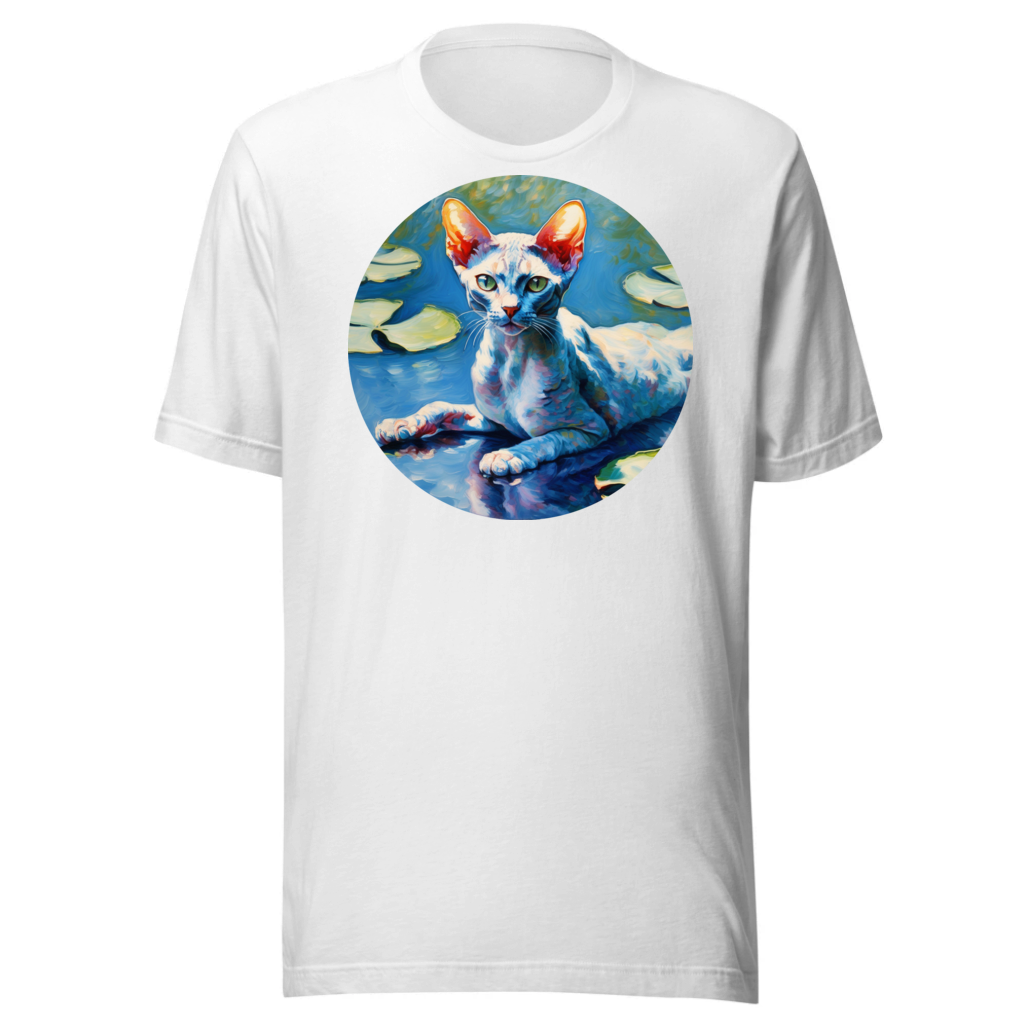 PugMug Custom Tabby Devon Rex Cat T-Shirt