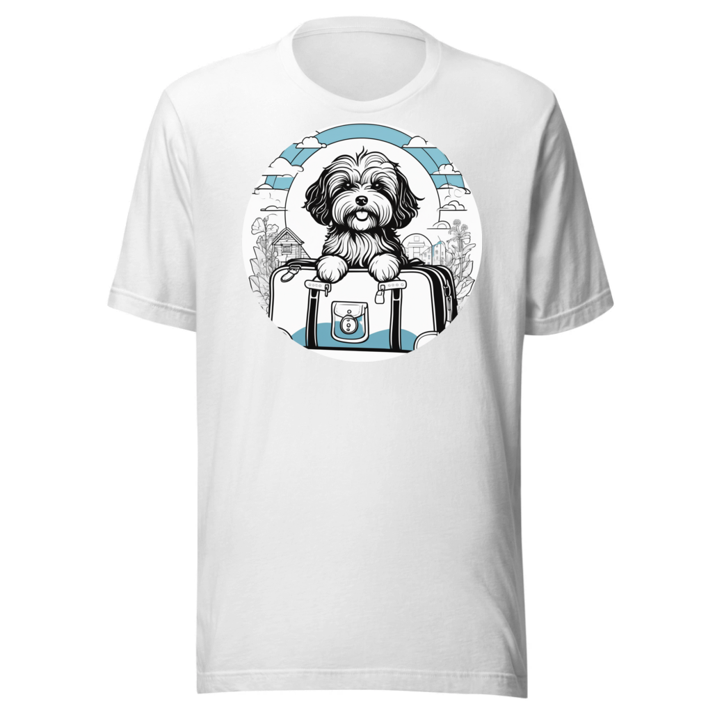 PugMug Custom Black-and-white Havanese Dog T-Shirt