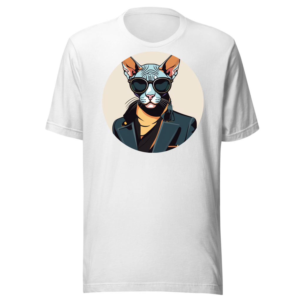 PugMug Custom Black Sphynx Cat T-Shirt