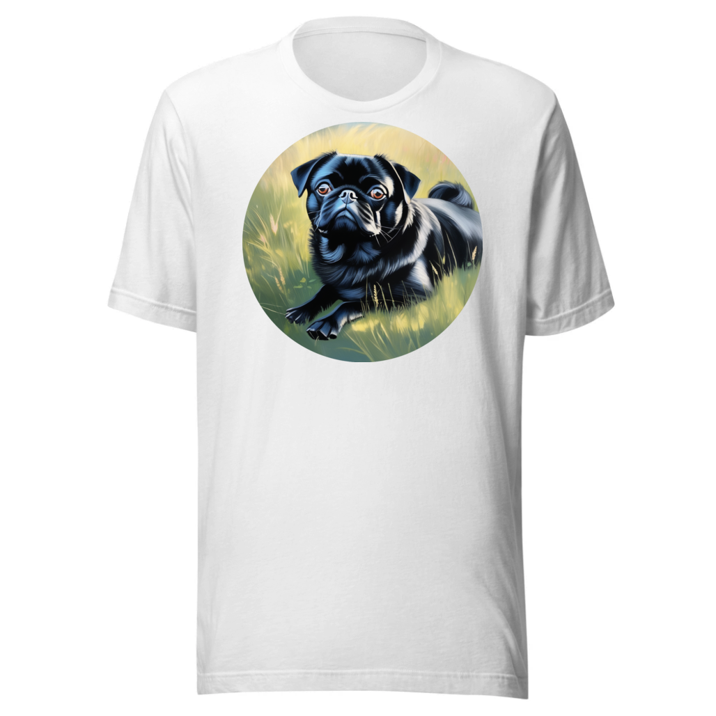 PugMug Custom Black Pug T-Shirt