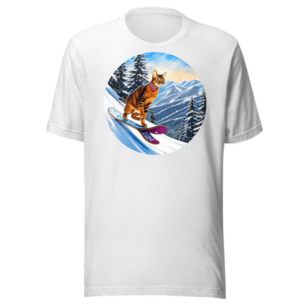 PugMug Custom Tabby Abyssinian Cat T-Shirt