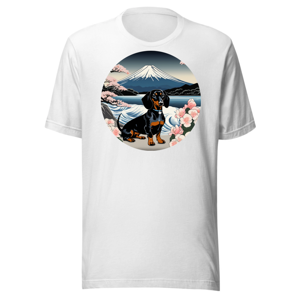 PugMug Custom Black Dachshund T-Shirt