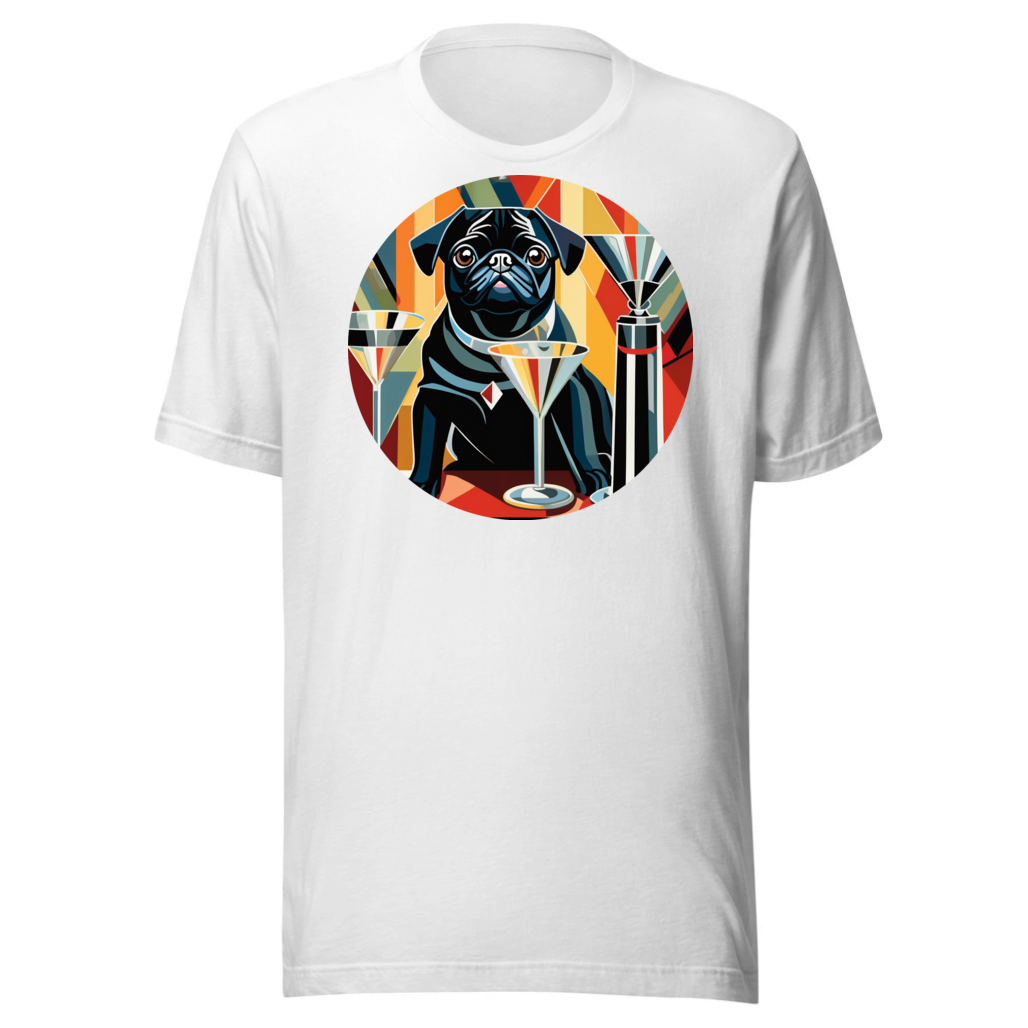 PugMug Custom Black Pug T-Shirt
