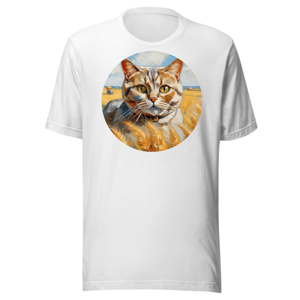 PugMug Custom Tabby British Shorthair Cat T-Shirt