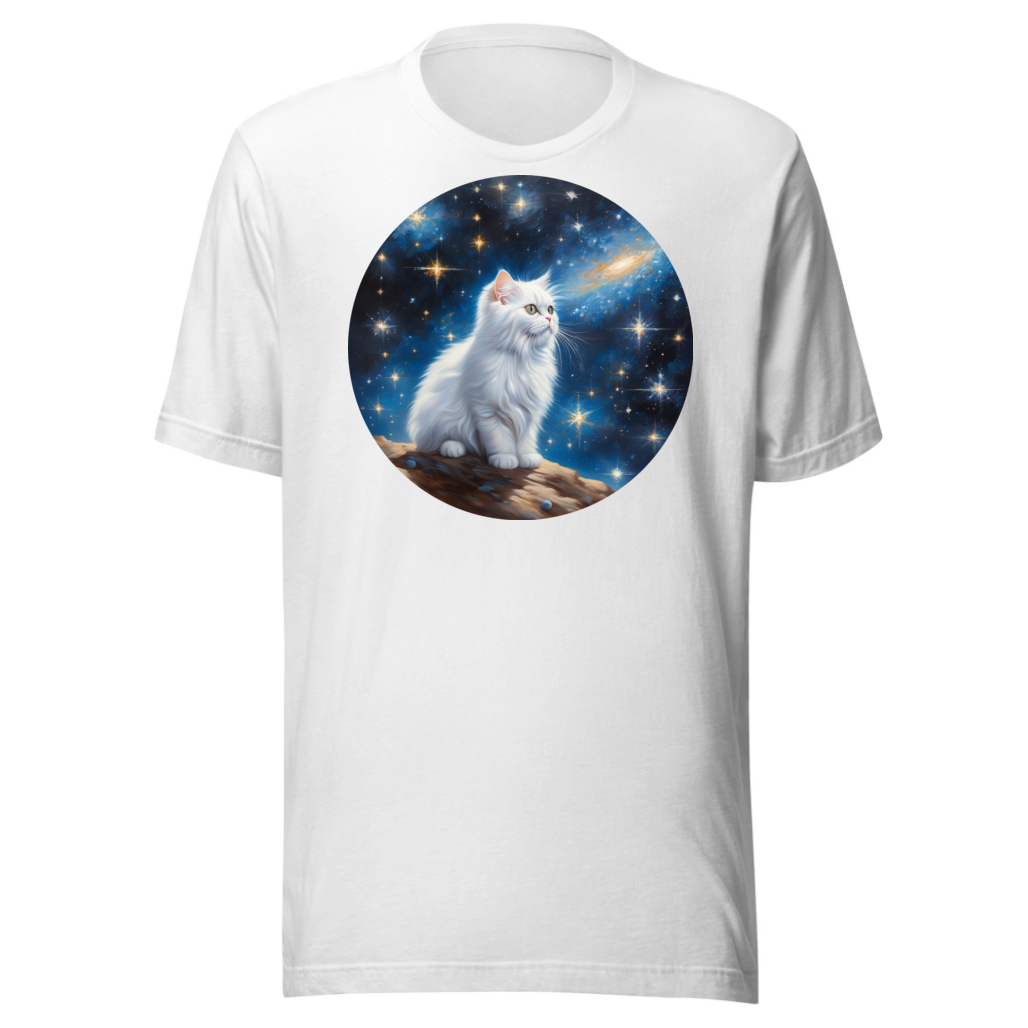 PugMug Custom White Persian Cat T-Shirt