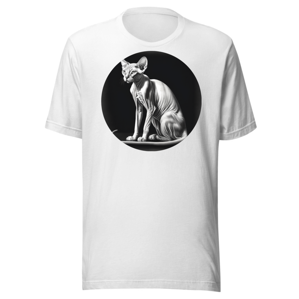 PugMug Custom White Sphynx Cat T-Shirt