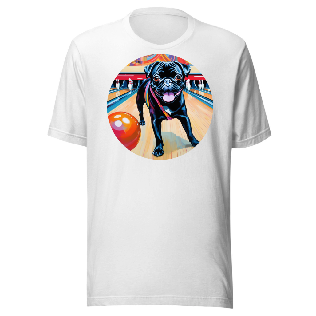 PugMug Custom Black Pug T-Shirt