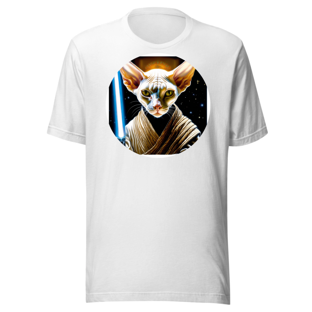 PugMug Custom White Sphynx Cat T-Shirt