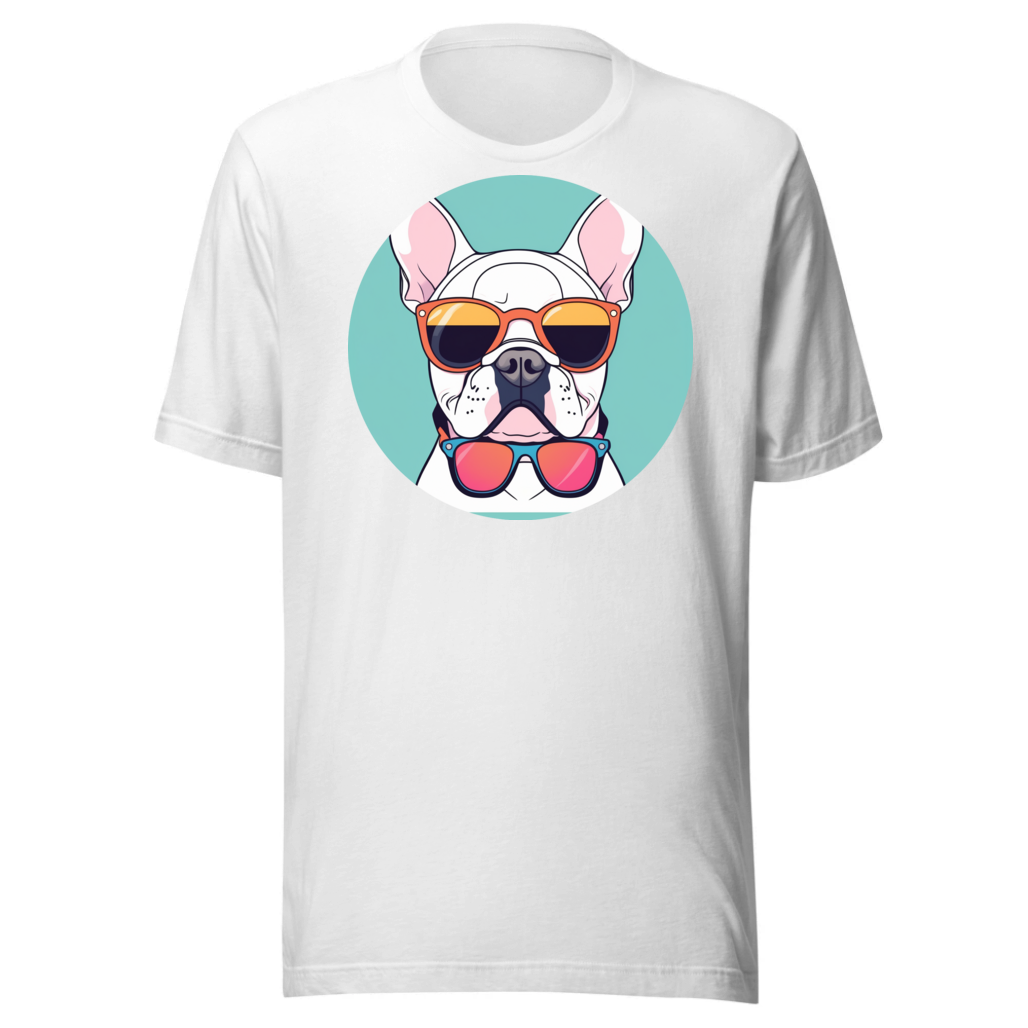 PugMug Custom White French Bulldog T-Shirt