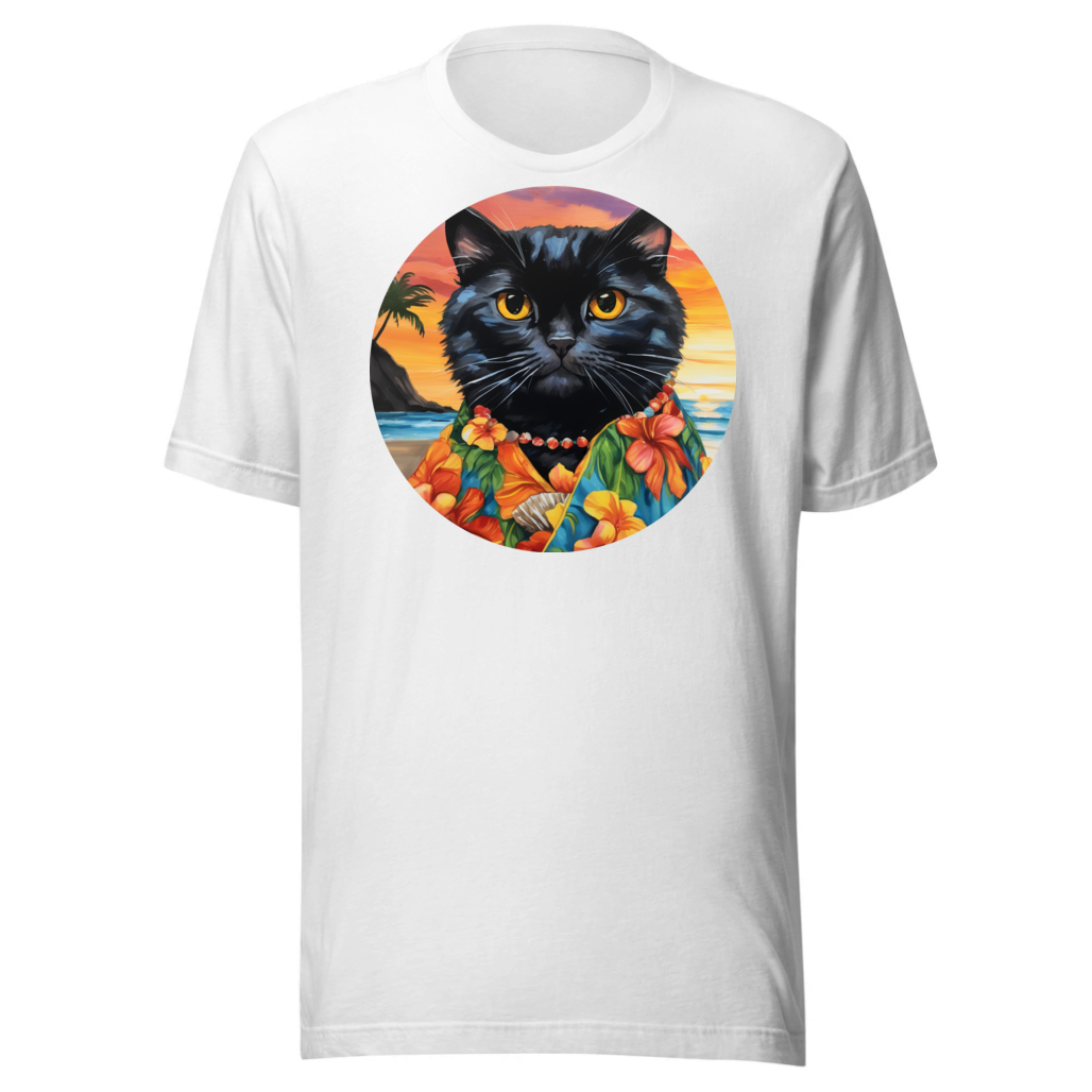 PugMug Custom Black Scottish Fold Cat T-Shirt