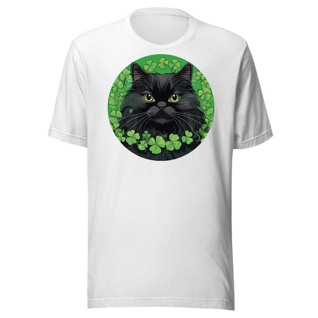PugMug Custom Black Persian Cat T-Shirt