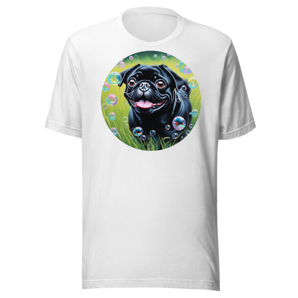 PugMug Custom Black Pug T-Shirt