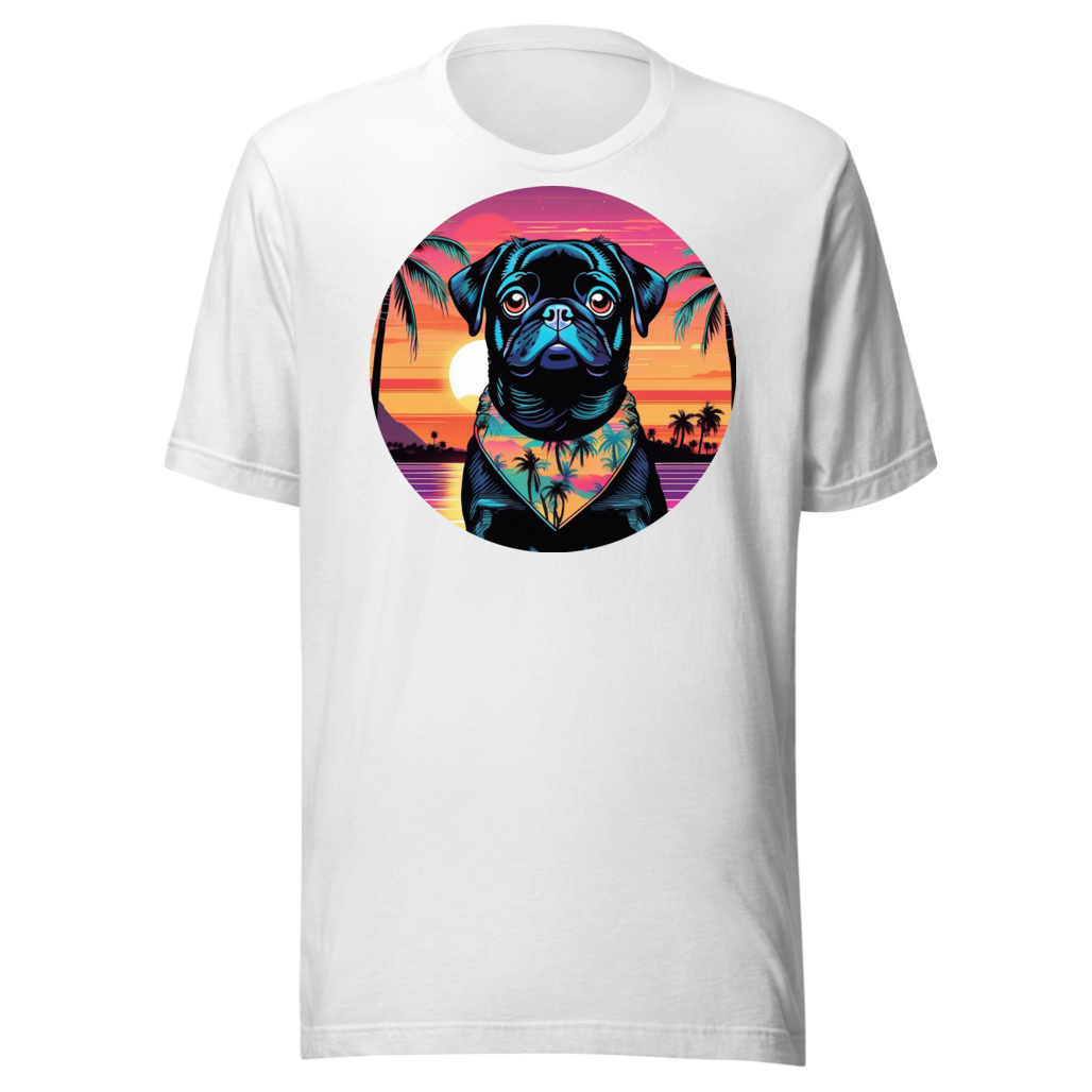 PugMug Custom Black Pug T-Shirt