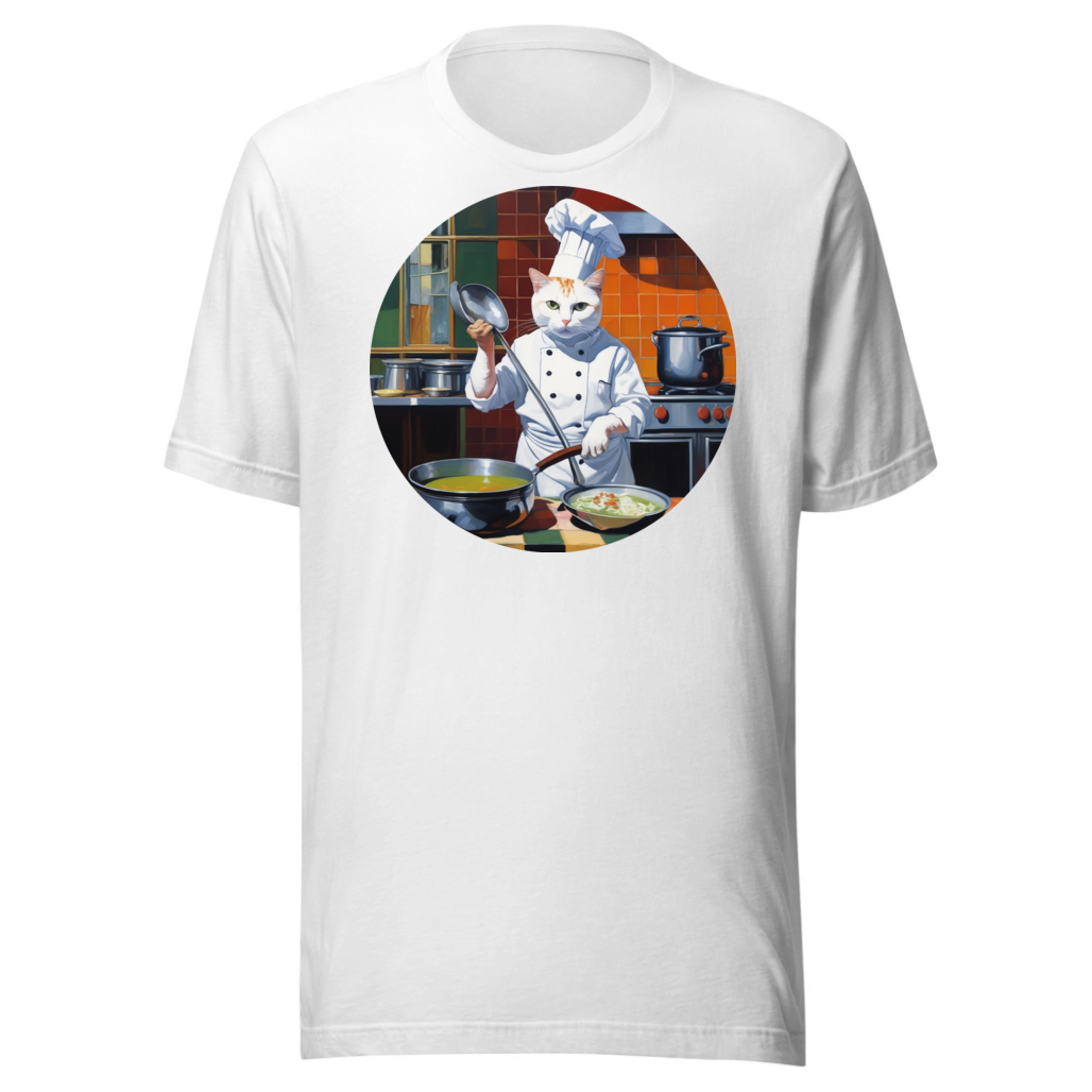 PugMug Custom White Companion Cat T-Shirt