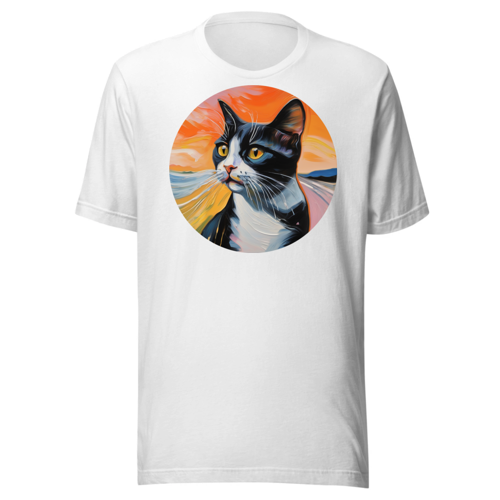 PugMug Custom Black American Shorthair Cat T-Shirt