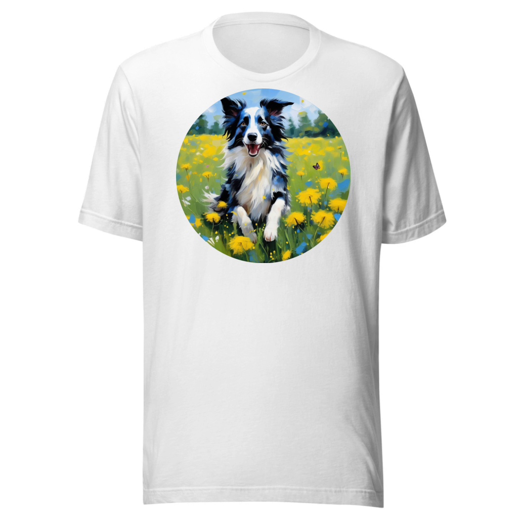 PugMug Custom Blue Merle Border Collie T-Shirt
