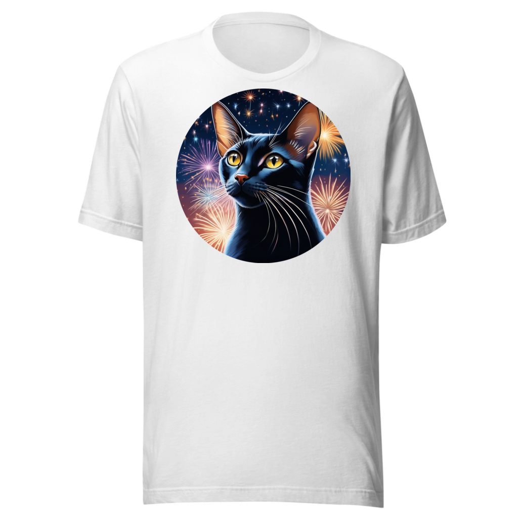 PugMug Custom Black Abyssinian Cat T-Shirt