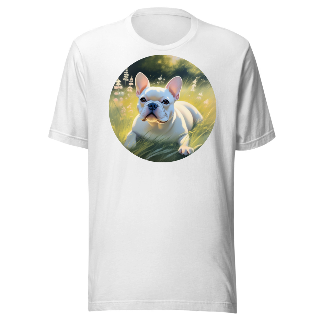 PugMug Custom White French Bulldog T-Shirt