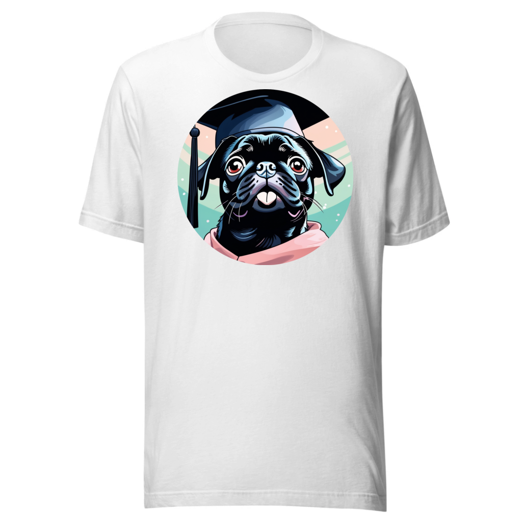 PugMug Custom Black Pug T-Shirt