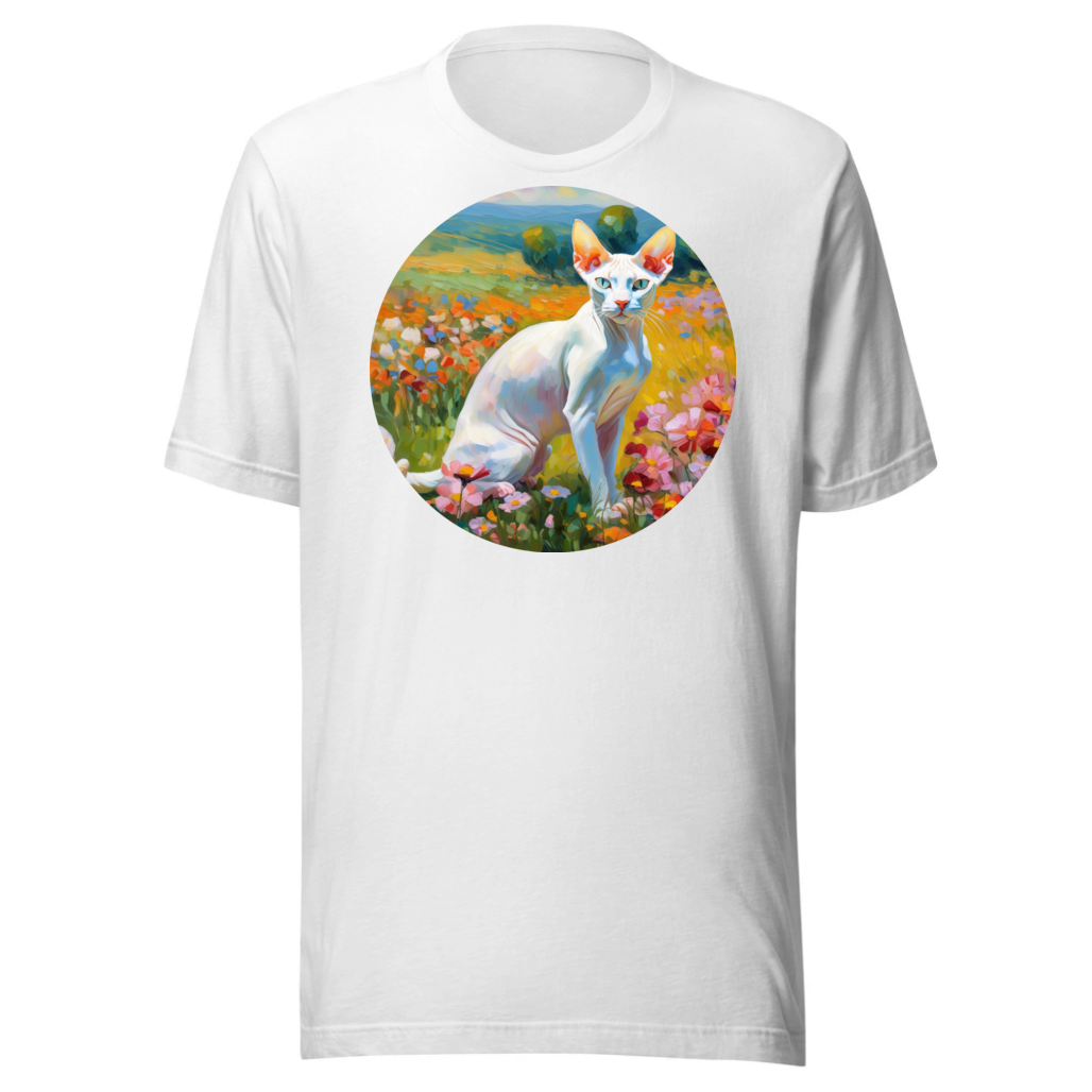 PugMug Custom White Sphynx Cat T-Shirt