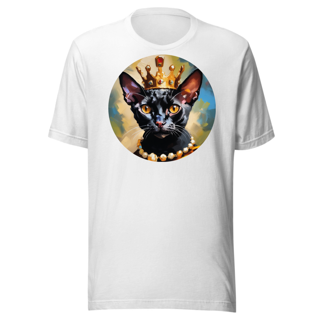 PugMug Custom Black Devon Rex Cat T-Shirt