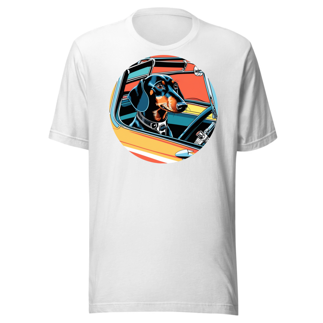 PugMug Custom Black Dachshund T-Shirt