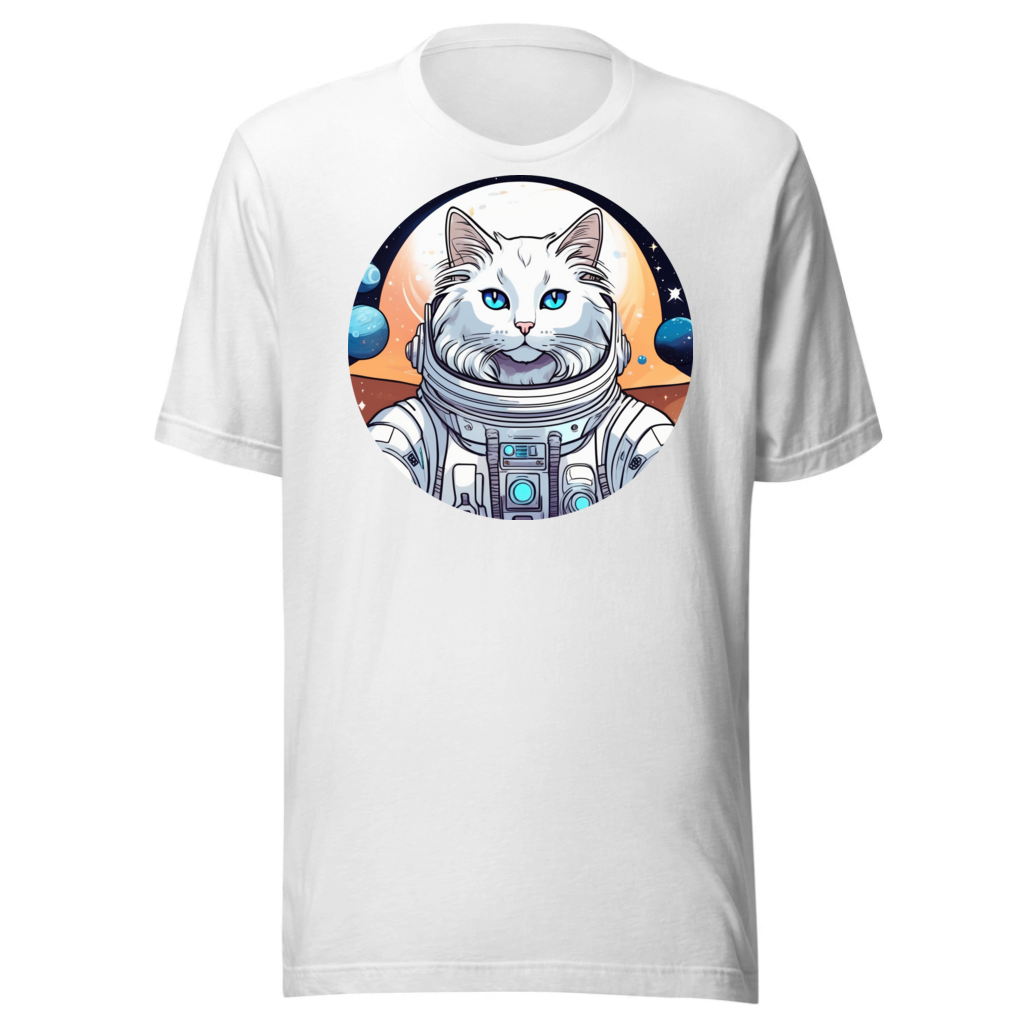 PugMug Custom White Ragdoll Cat T-Shirt