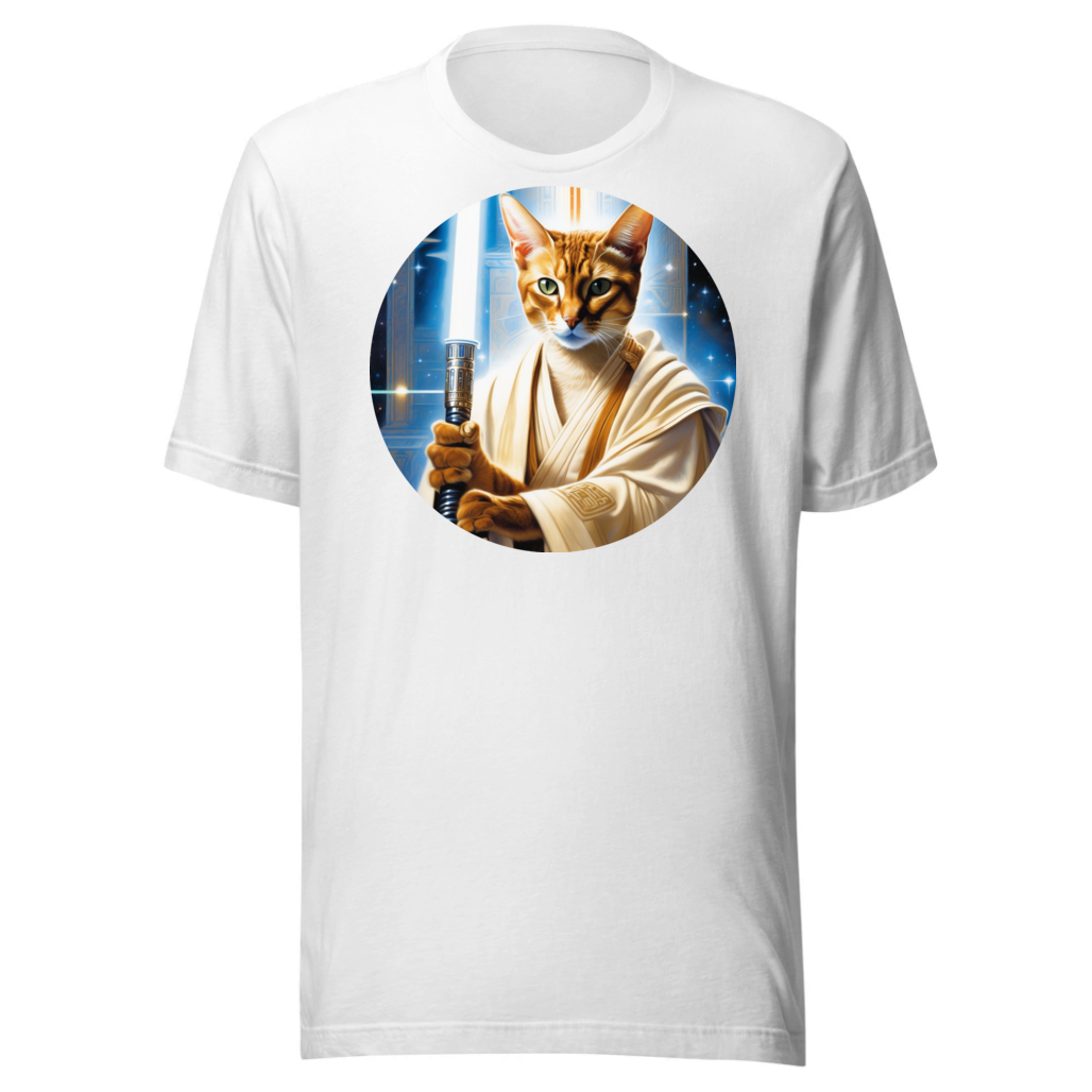 PugMug Custom White Abyssinian Cat T-Shirt