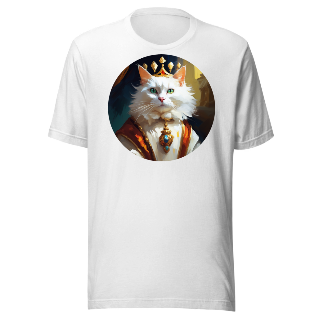 PugMug Custom White Companion Cat T-Shirt