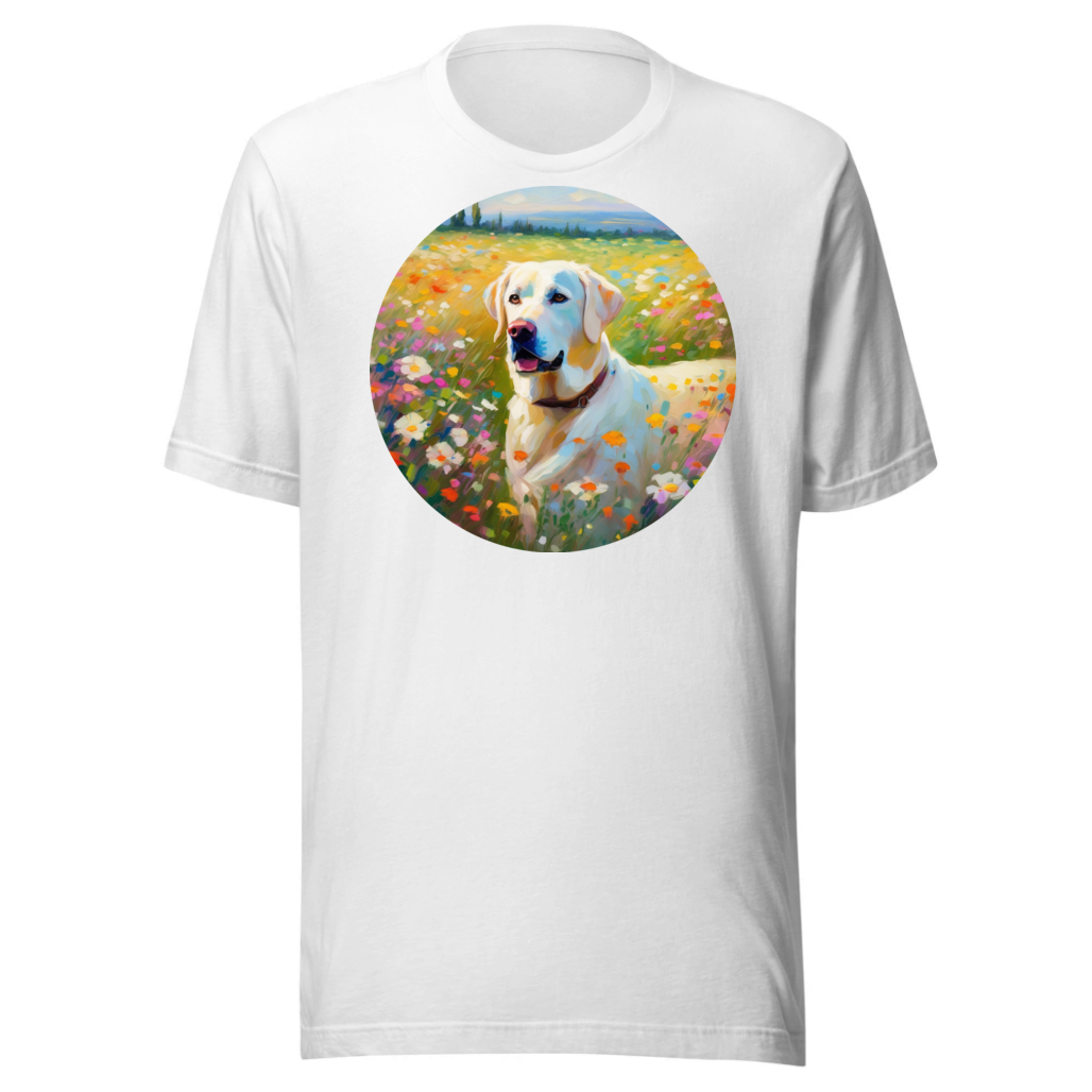 PugMug Custom White Labrador Retriever T-Shirt