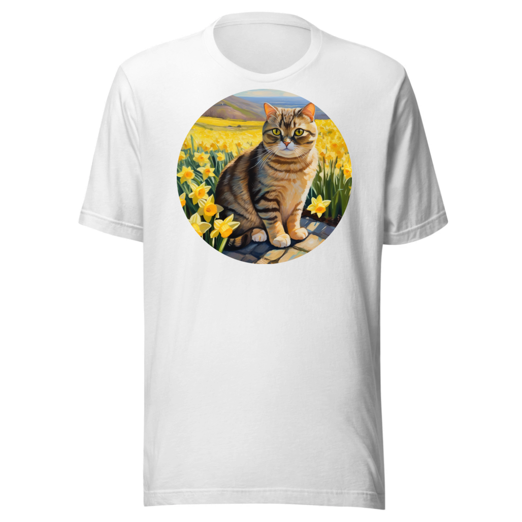 PugMug Custom Tabby Scottish Fold Cat T-Shirt