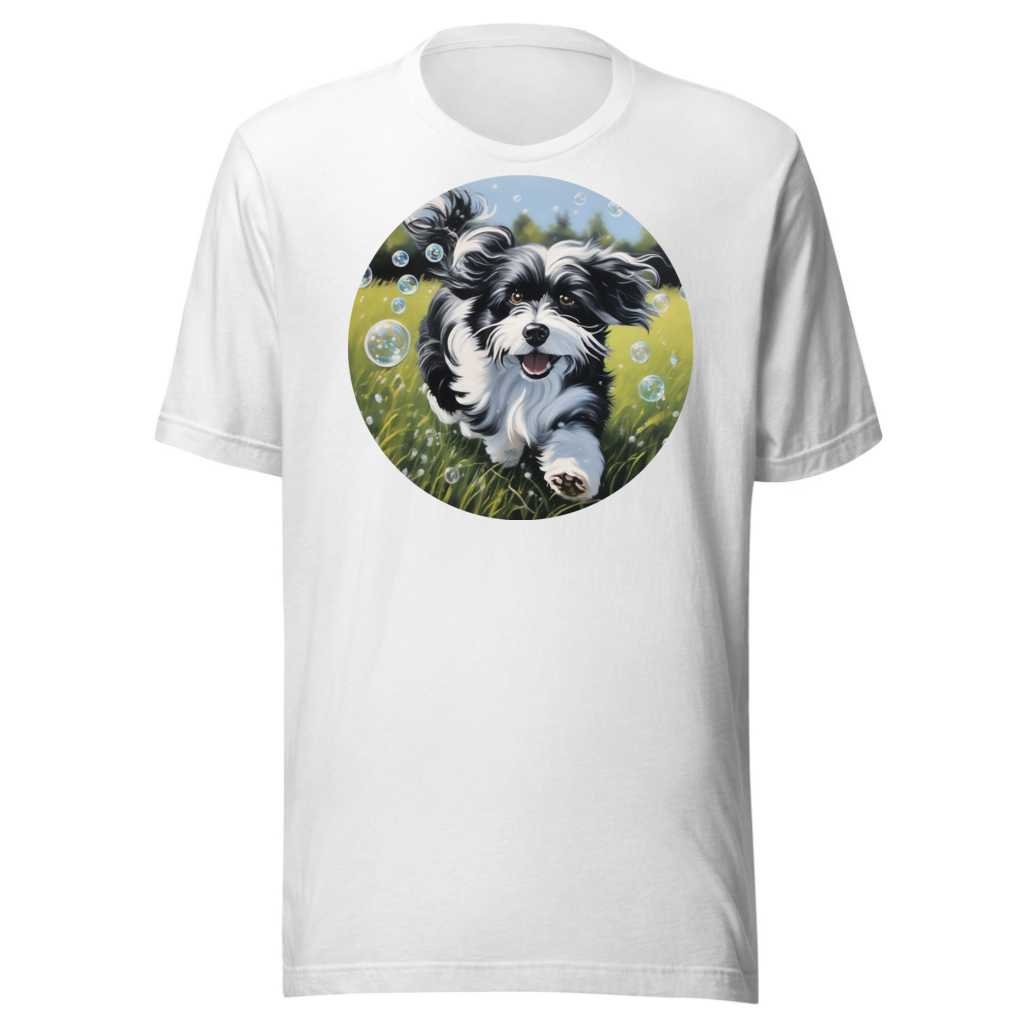 PugMug Custom Black-and-white Havanese Dog T-Shirt