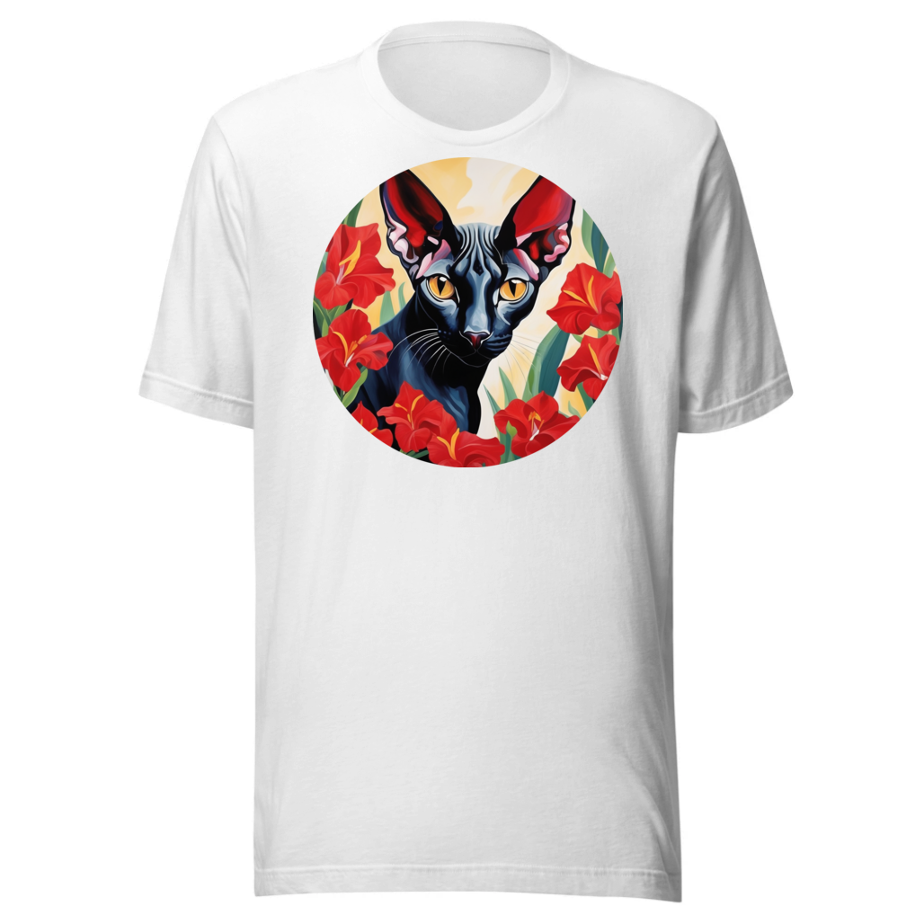 PugMug Custom Black Sphynx Cat T-Shirt