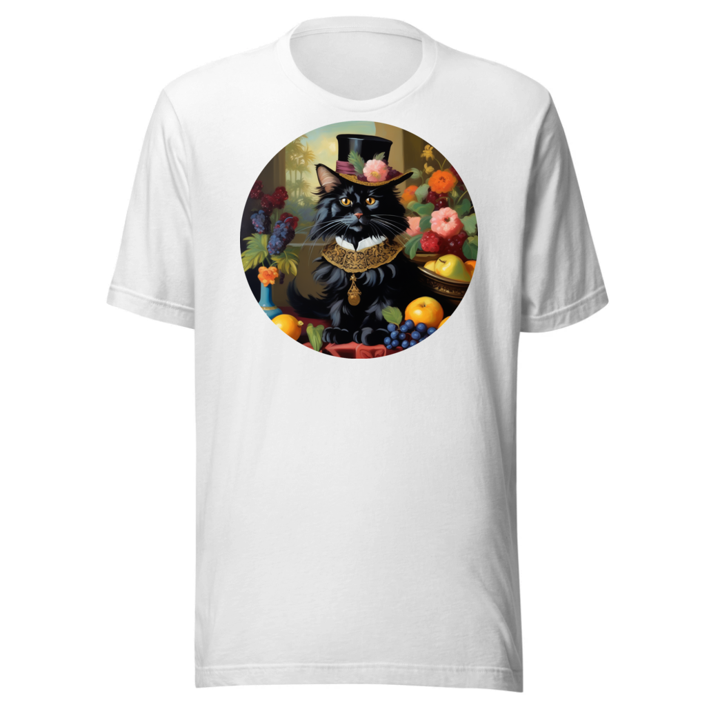 PugMug Custom Black Maine Coon Cat T-Shirt