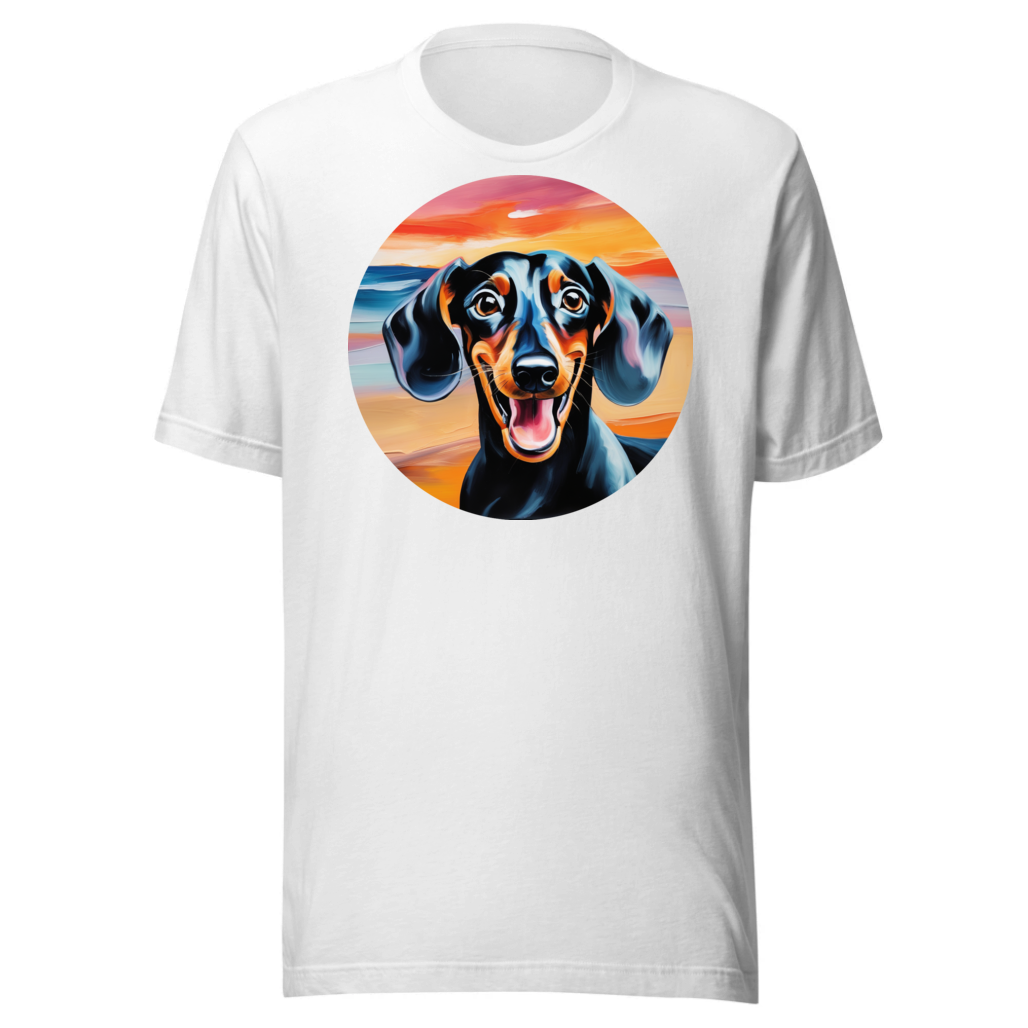 PugMug Custom Black Dachshund T-Shirt