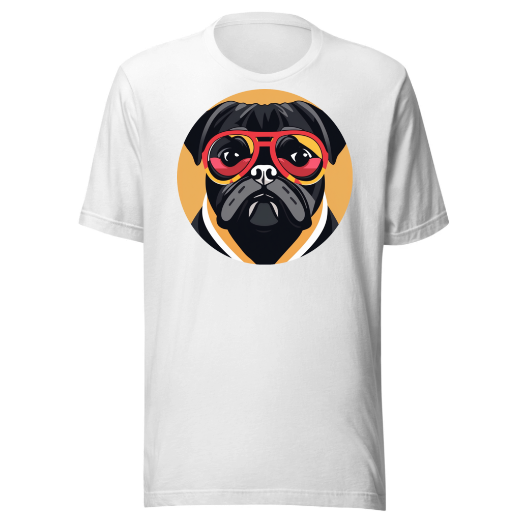 PugMug Custom Black Pug T-Shirt