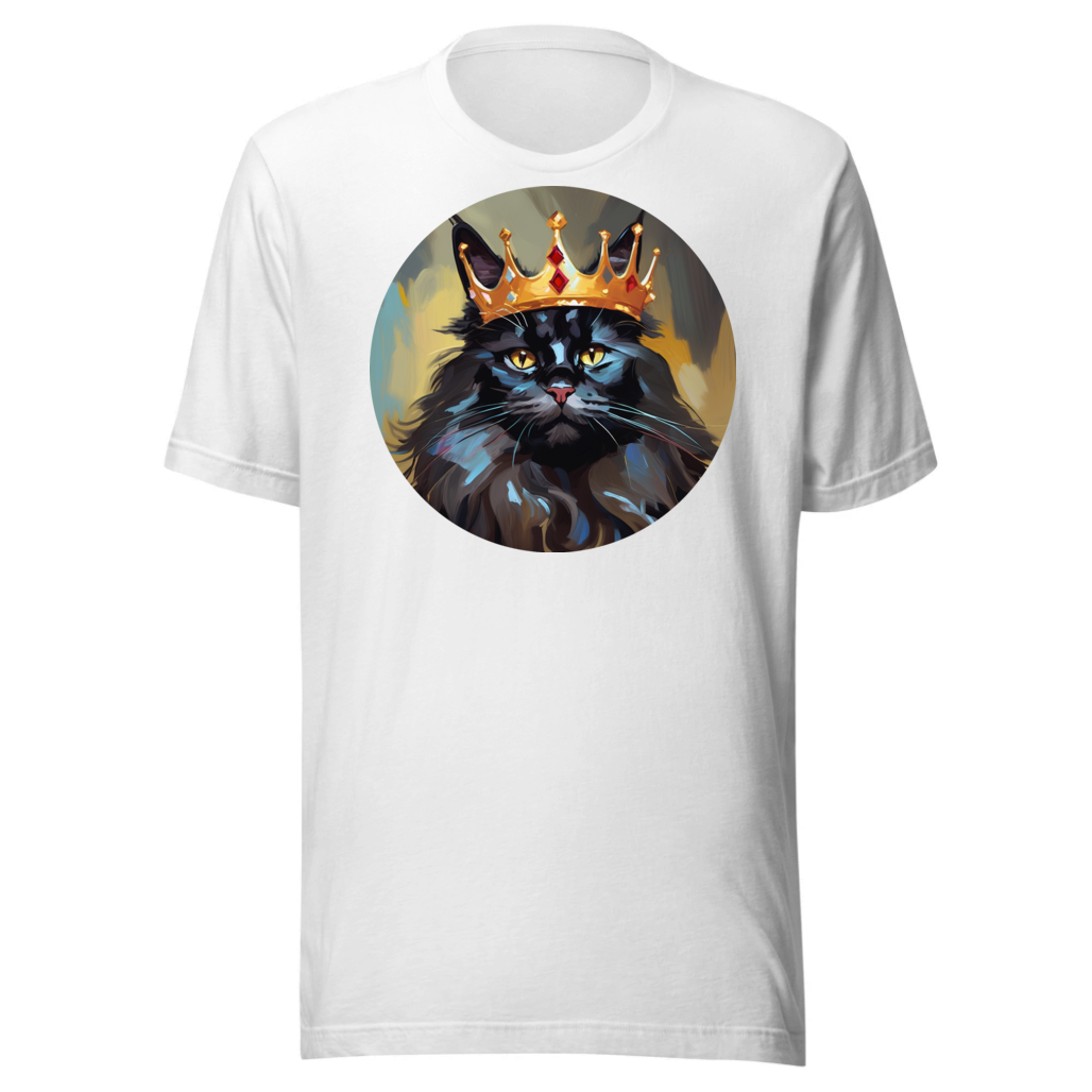 PugMug Custom Black Maine Coon Cat T-Shirt