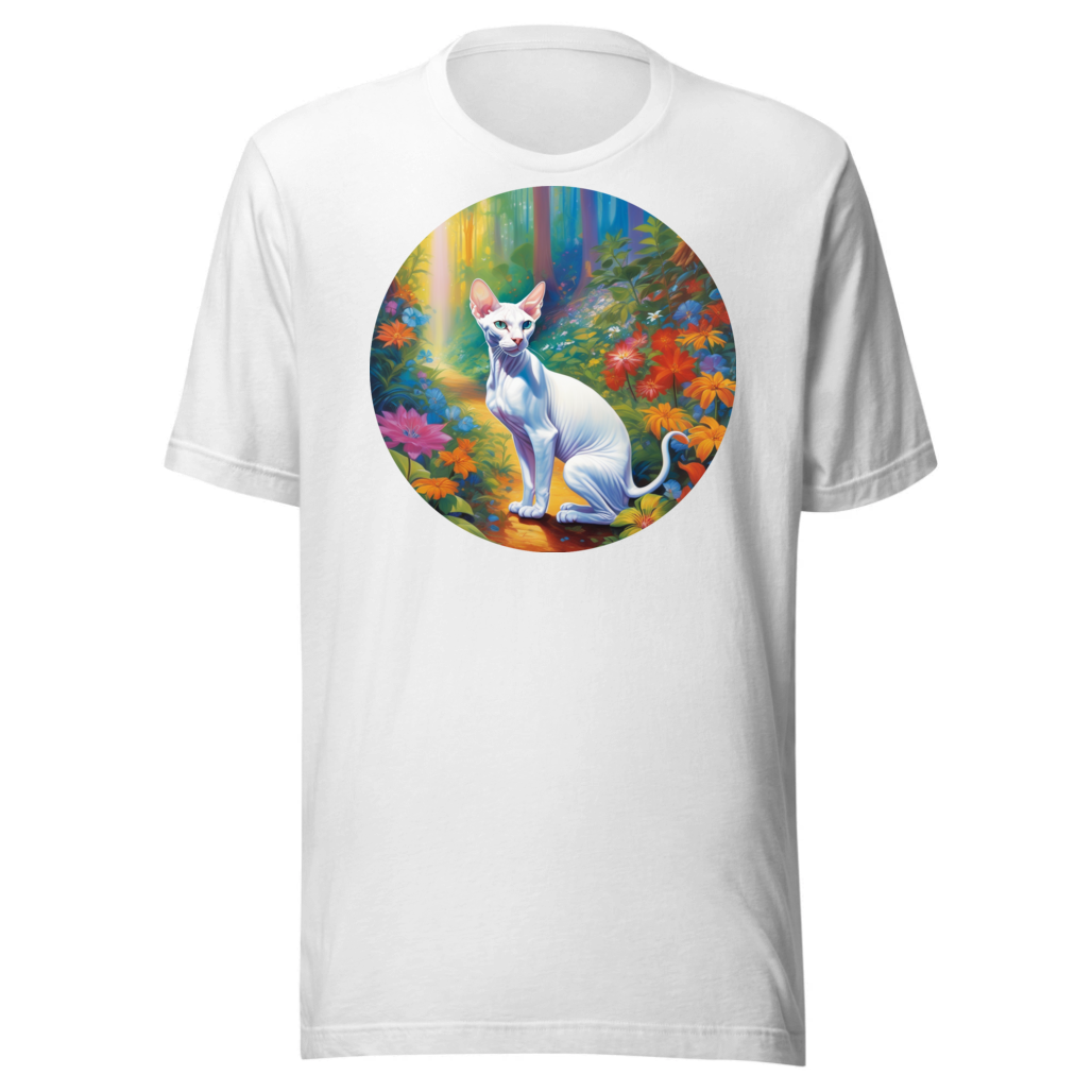 PugMug Custom White Sphynx Cat T-Shirt