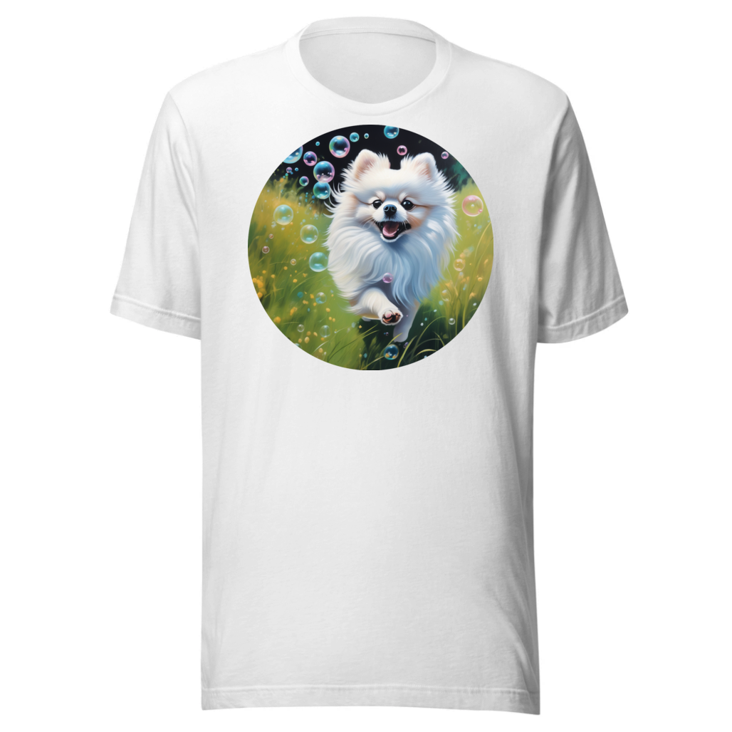 PugMug Custom White Pomeranian T-Shirt