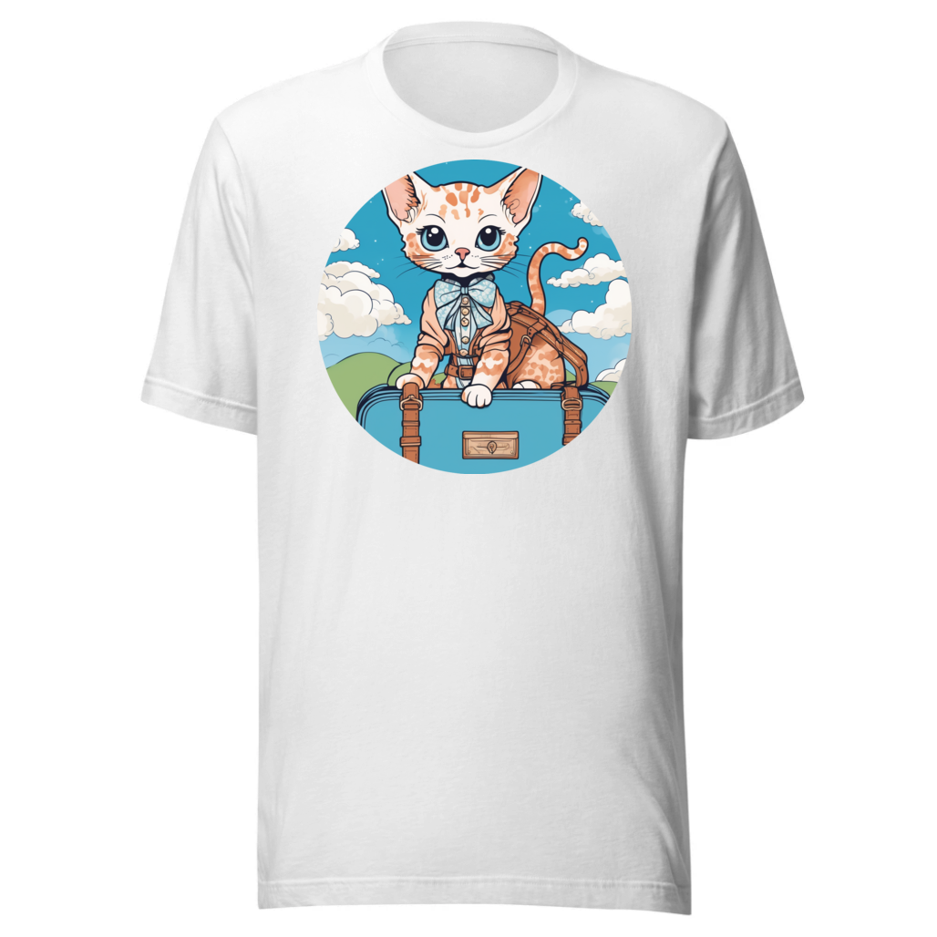 PugMug Custom Tabby Devon Rex Cat T-Shirt