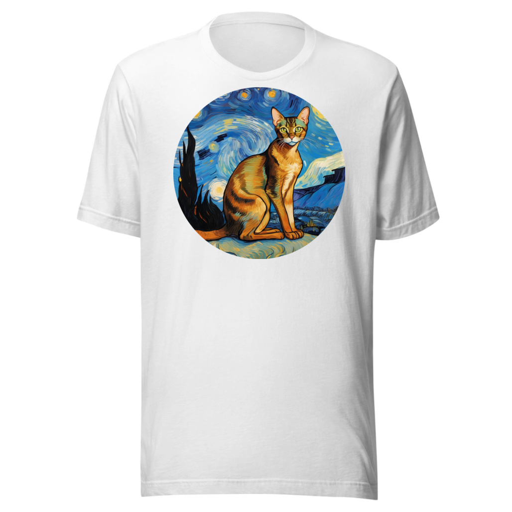 PugMug Custom Tabby Abyssinian Cat T-Shirt