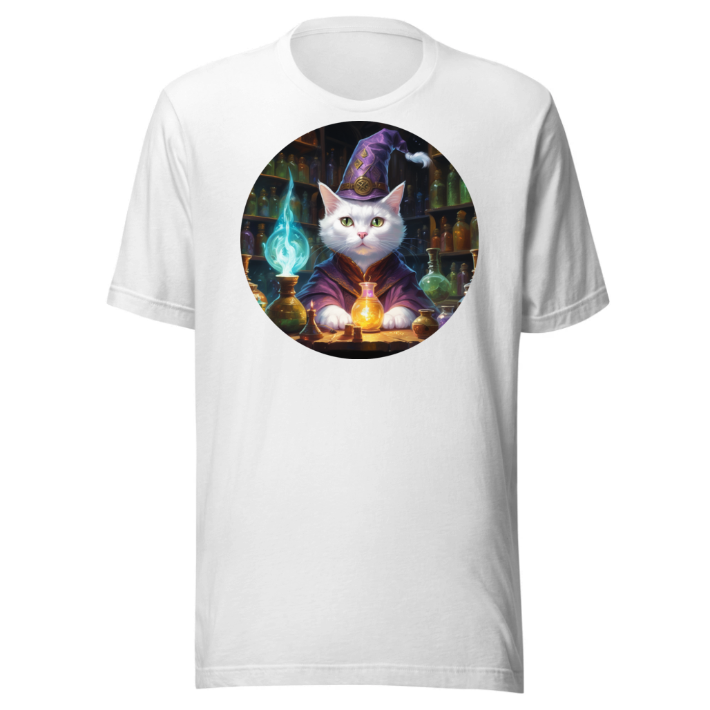 PugMug Custom White American Shorthair Cat T-Shirt