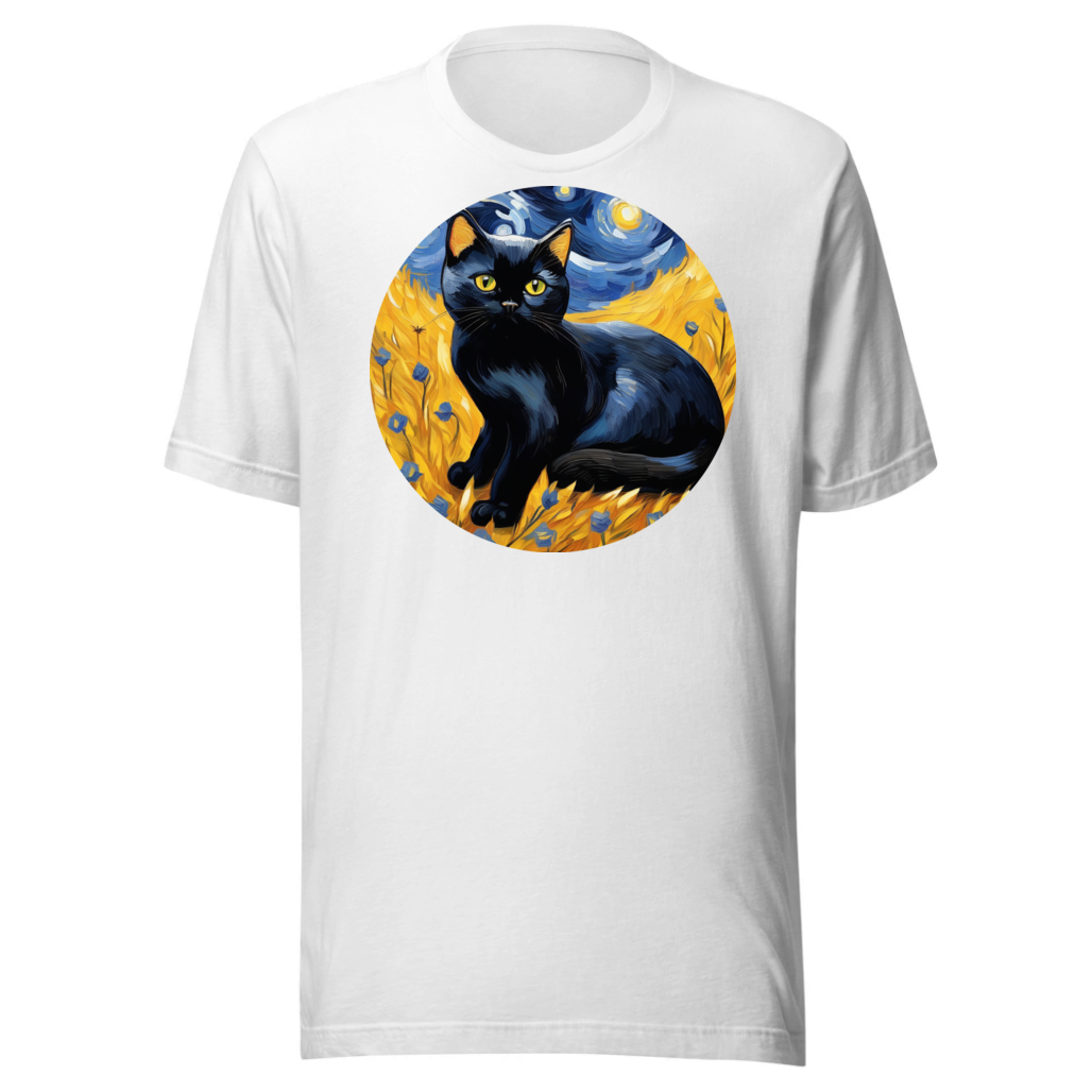 PugMug Custom Black British Shorthair Cat T-Shirt