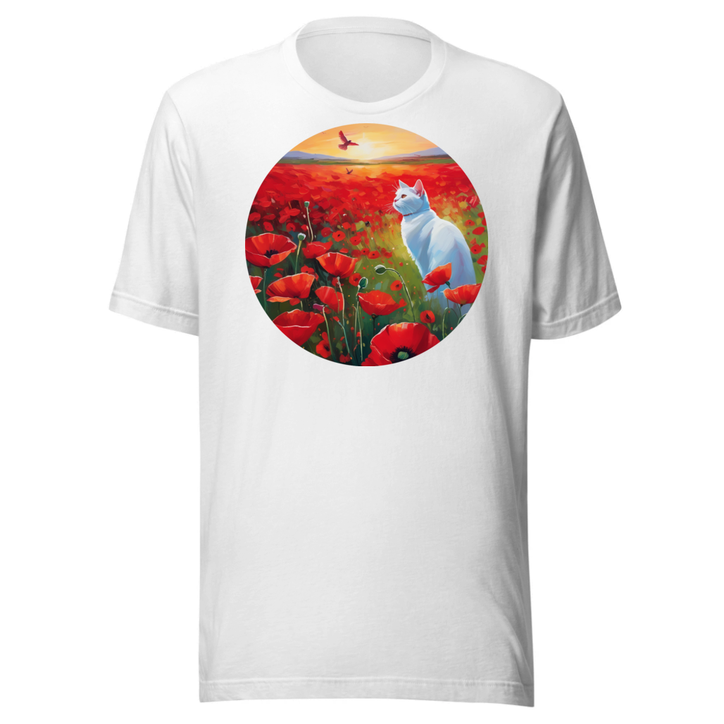 PugMug Custom White Companion Cat T-Shirt